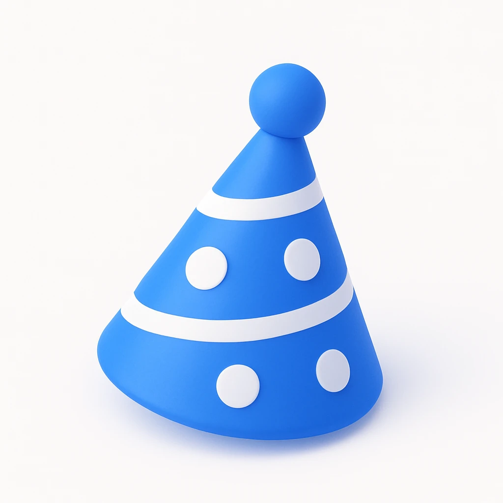 party hat emoji
