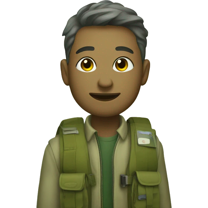 book cover about nomad green olive emoji