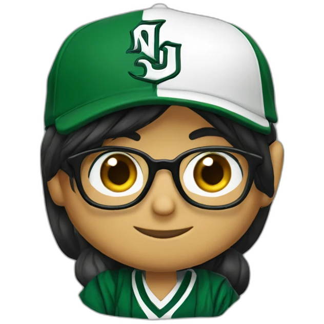Mia Khalifa slytherin baseball tshirt emoji