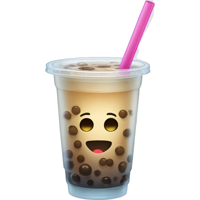 bubble tea challenge accepted emoji