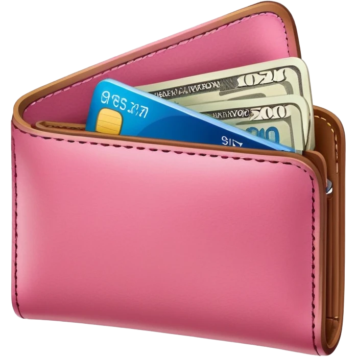 Empty Wallet in pink emoji