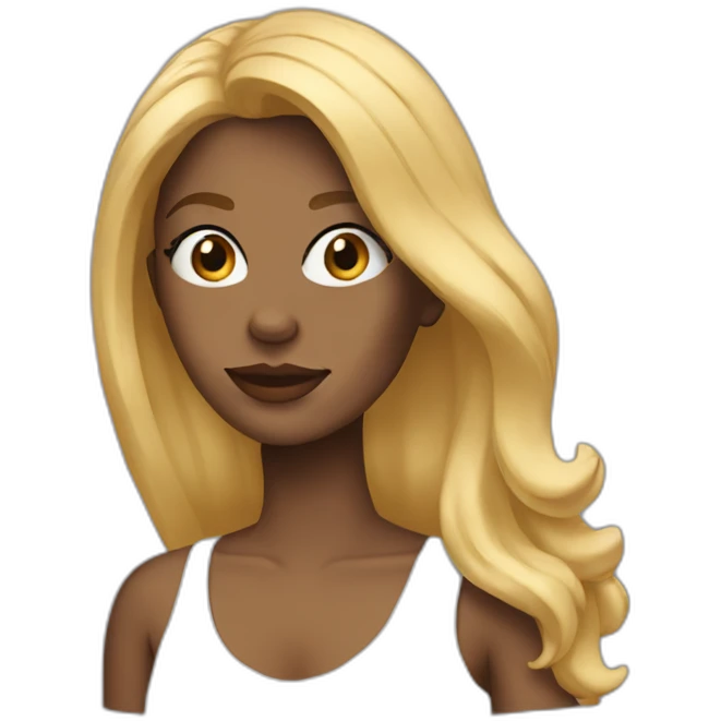 Blond in new york emoji