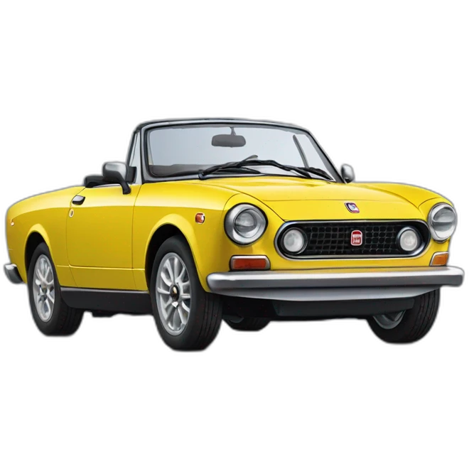 fiat 124 spyder 2020 Rallye vista frontal emoji