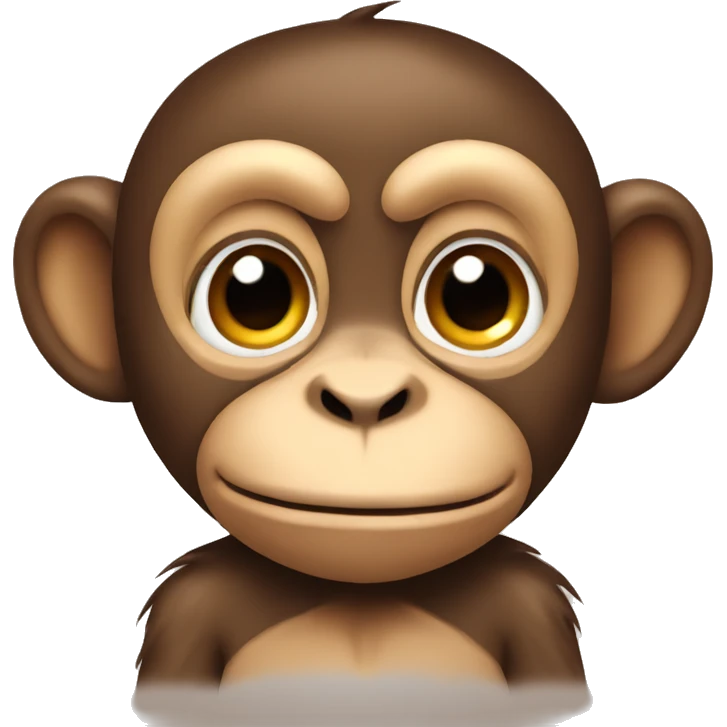 monkey with bow emoji