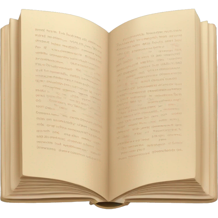 An open, hardcover book, depicted with a beige cover. Commonly used for various content concerning reading, writing, learning, and schooling. emoji
