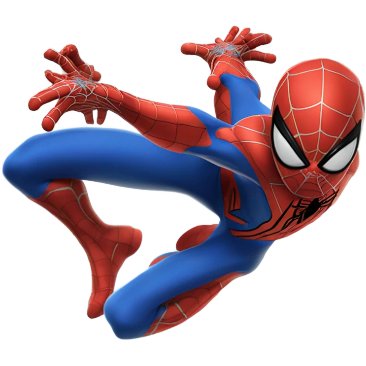 Spider-Man freezing emoji