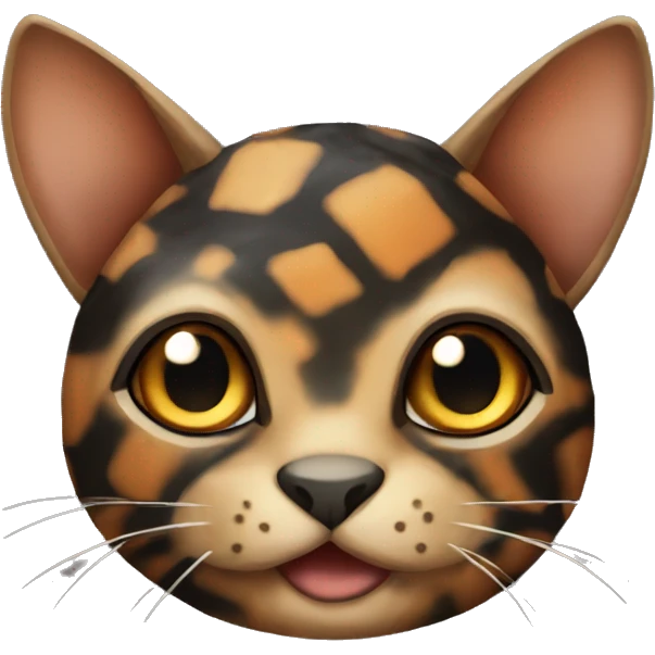 tortoise shell small cat emoji