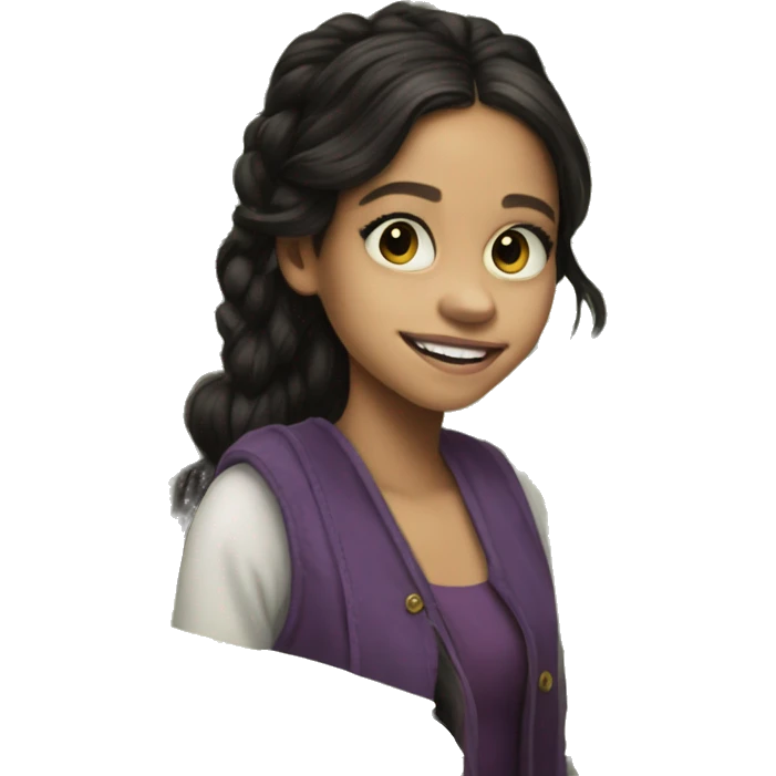 Jenna Ortega counting cash  emoji
