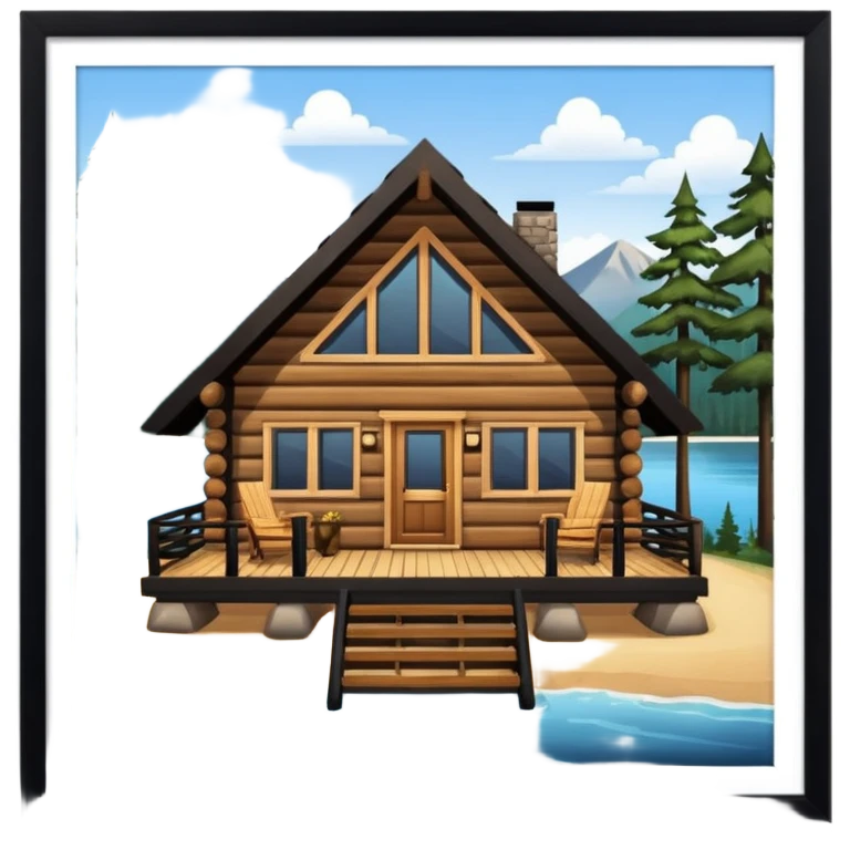 luxury cabin emoji