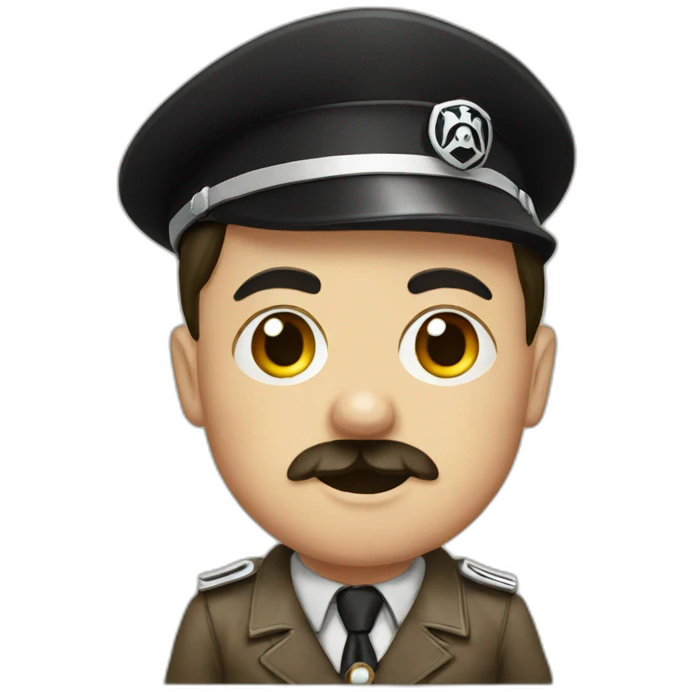 hitler avec son costume emoji