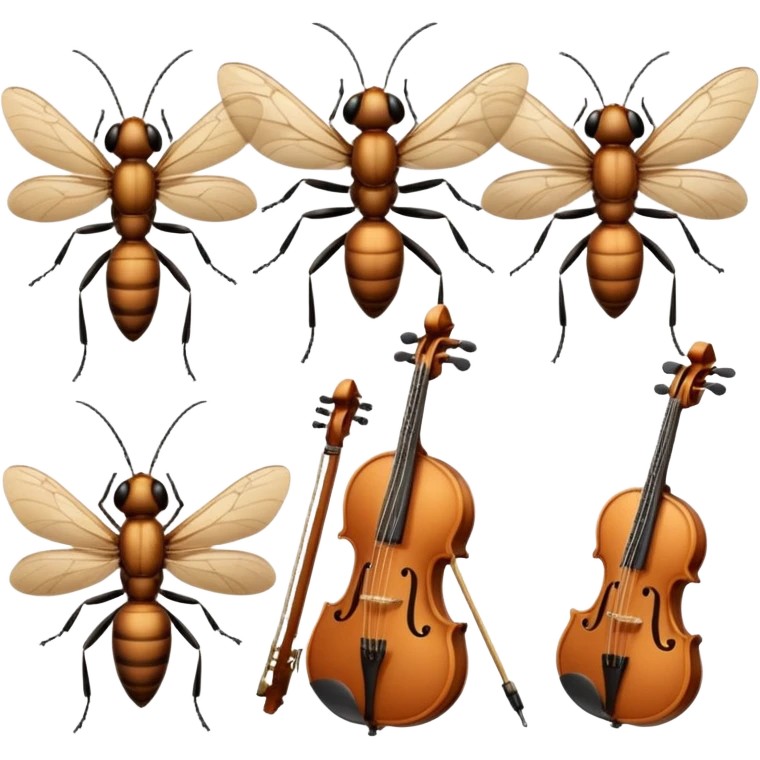 Musician Insects emoji