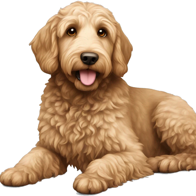 labradoodle light brown emoji