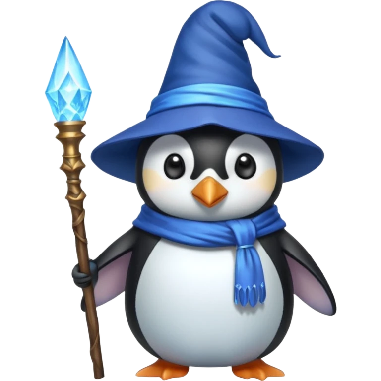 Penguin Wizard emoji