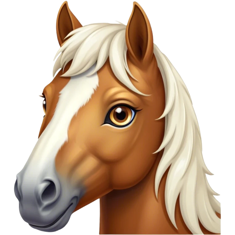beautiful horse closeup emoji