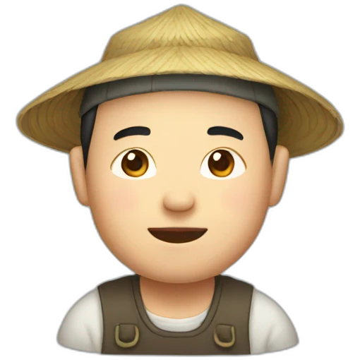 Chinese farmer emoji