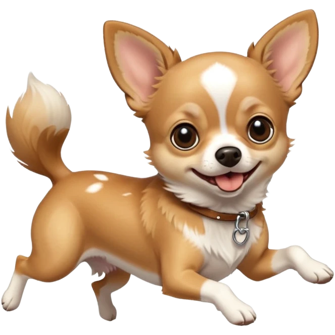 chihuahua jumping  emoji