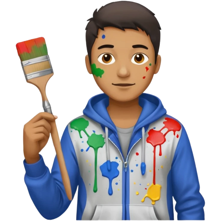 Street Painter man  emoji