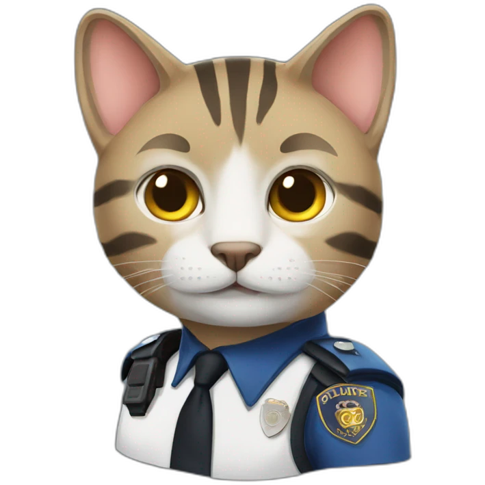 police cat emoji