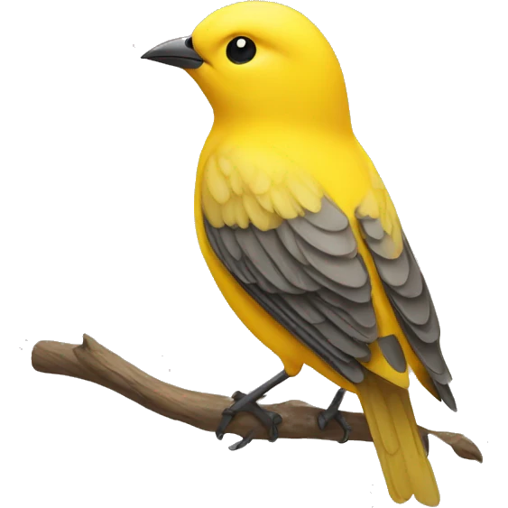 yellow bird emoji