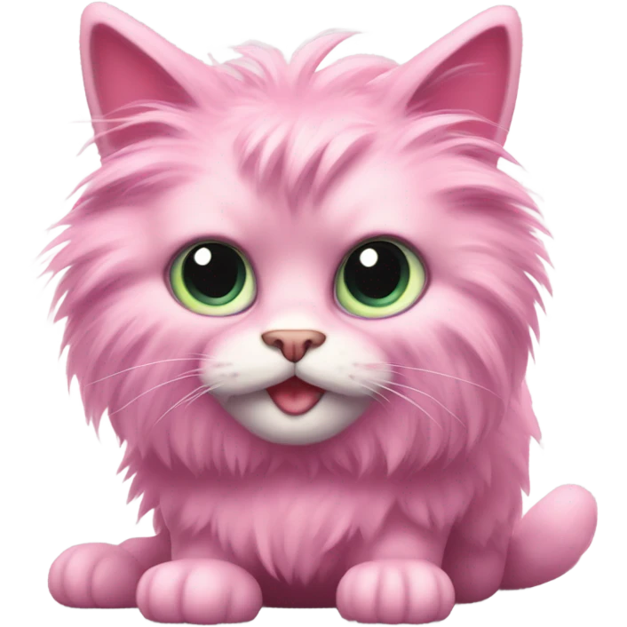 pink cat  emoji