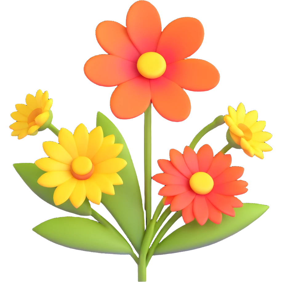 beautiful flower emoji