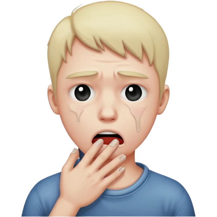 person choking themselves  emoji