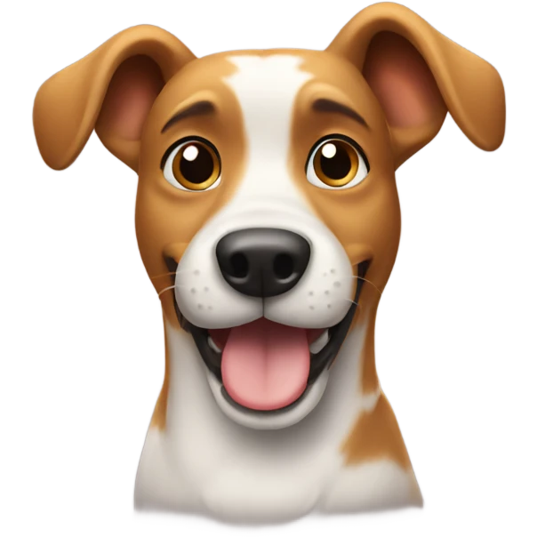 Dog with thumbs up emoji