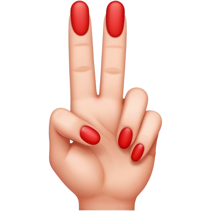 red finger pointing up emoji