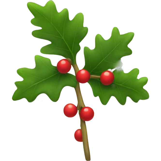 Mistletoe emoji