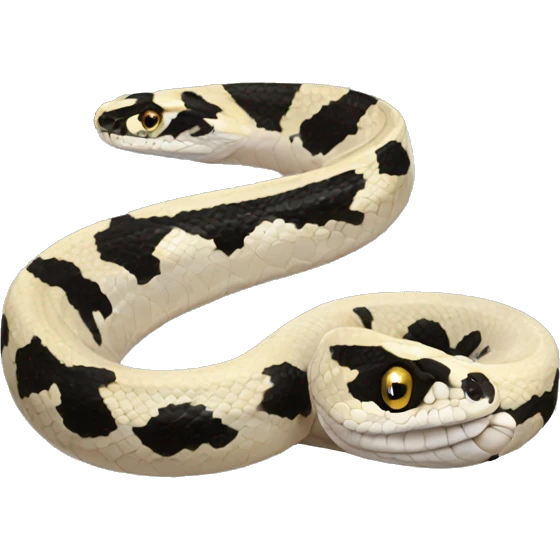 Pied python emoji