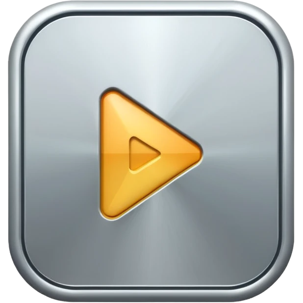 play button silver emoji