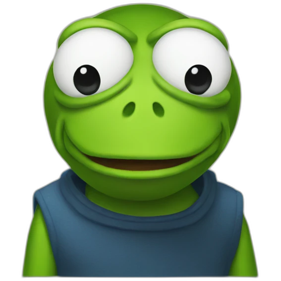 Kermit sad emoji