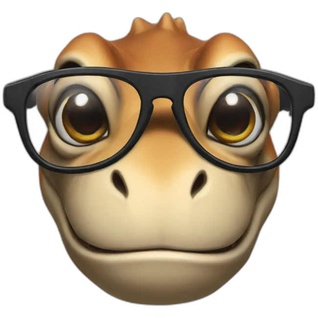 trex glasses emoji