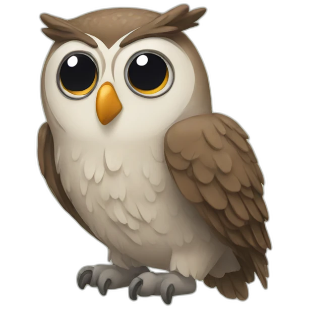 tired owl emoji