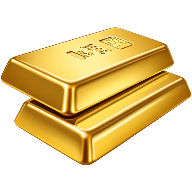shiny gold bar emoji
