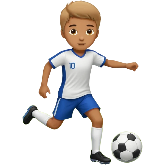  мальчик играет в футбол на поле и эта картинка должна быть обведена в кружок !!!!!! emoji