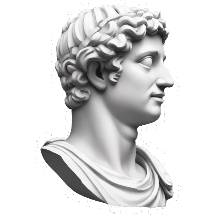 Beautifuk roman statue emoji