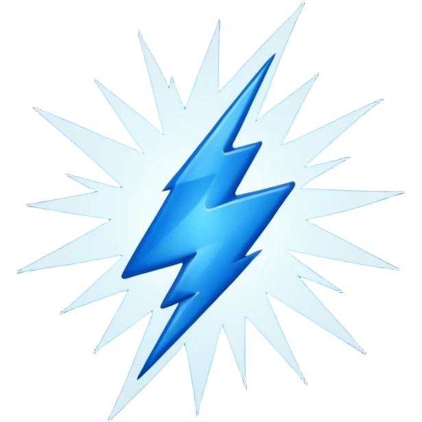 Lightning emoji