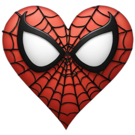 spiderman heart emoji