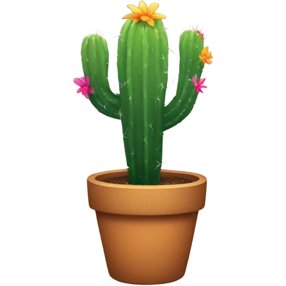 Rainbow cactus  emoji
