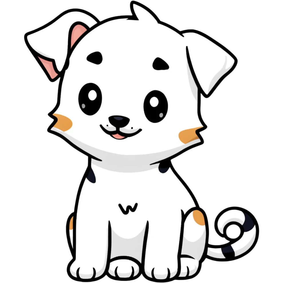 puppy showing its paws emoji