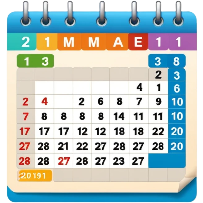 calendar emoji