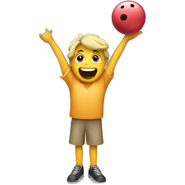 Excited to go bowling emoji