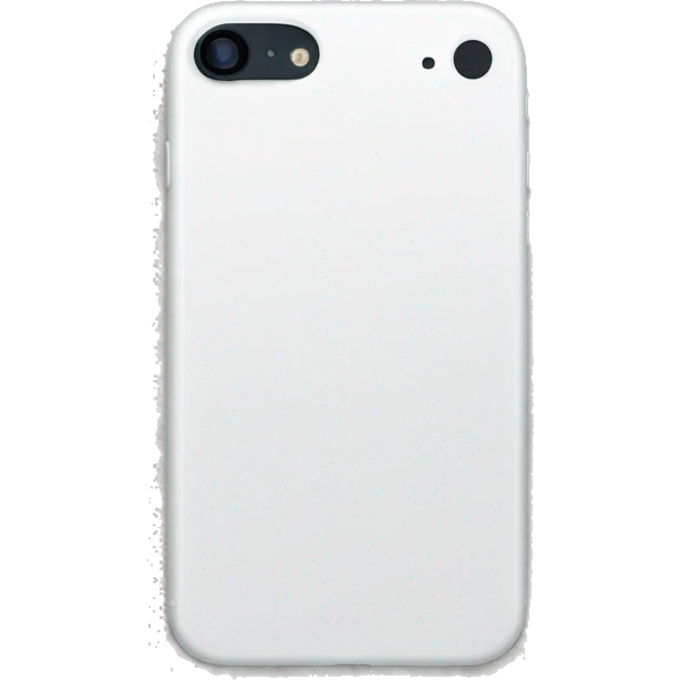 White iPhone 8 emoji