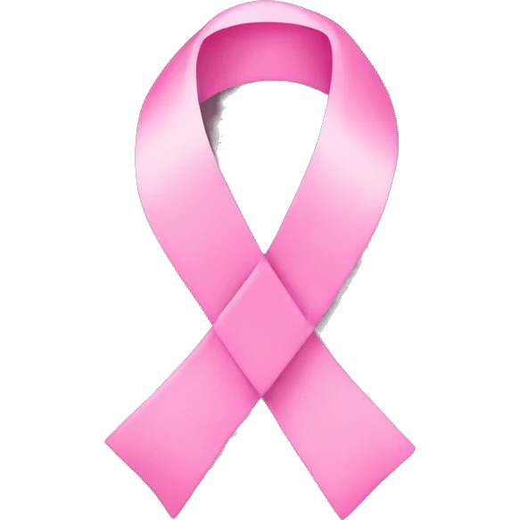 Pink ribbon emoji