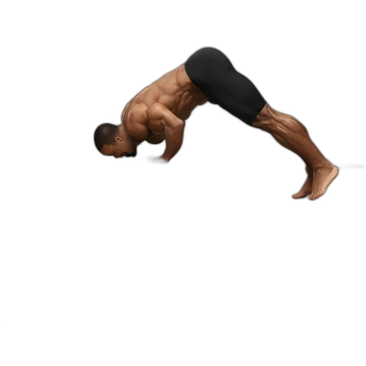 Full planche, planche, calisthenics, male, sideshot emoji