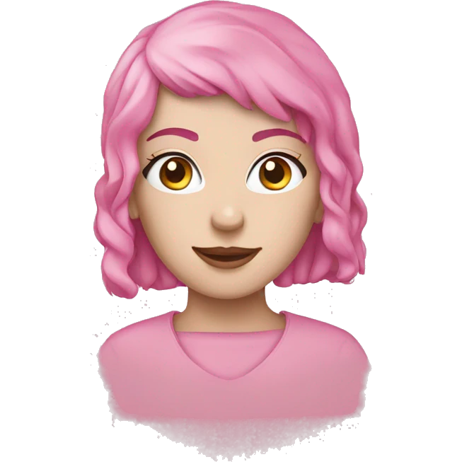 Pink prese emoji