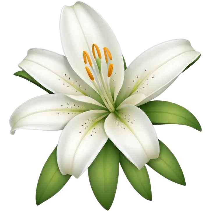 Lily flower  emoji
