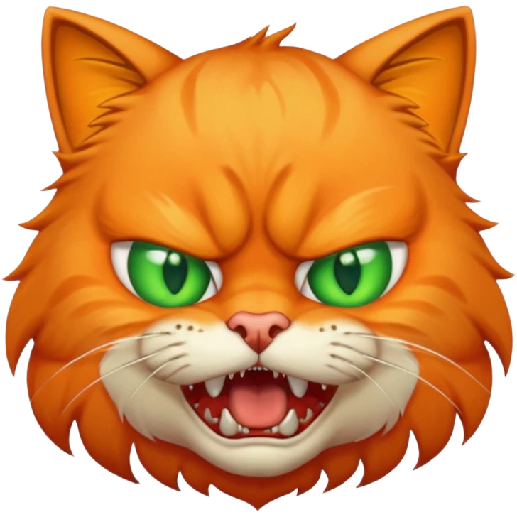 Angry cat emoji