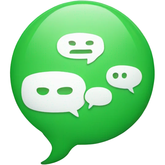 chat icon bubble emoji